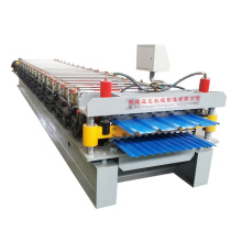 Roof use double profiles galvanized metal roof panel forming machine